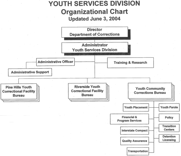 Department of Corrections Youth Services Division